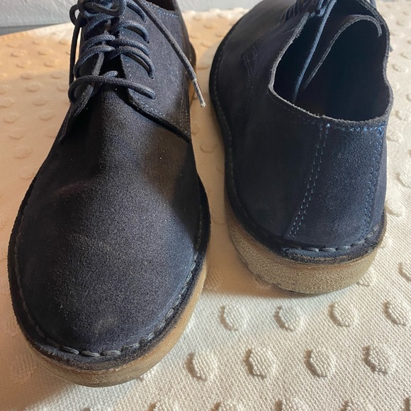 DONT STEP ON MY BLUE SUEDE SHOES! J CREW Superior Shoes Blue Suede Chukka Shoe - Picture 16 of 16